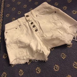 American Eagle Hi-Rise Festival Stretch Shorts